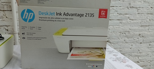 Impresora Hp Deskjet Ink Advantage 2135 (casi Sin Uso)