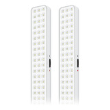 Luz Emergencia Grande Pack X 2 90 Led Bateria Litio Cambio