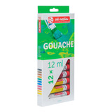 Gouache Art Creation Set 12 Colores 12ml Color Multicolor