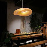 Lustre Pendente Luminária Bambu Sala Jantar Quarto Cozinha