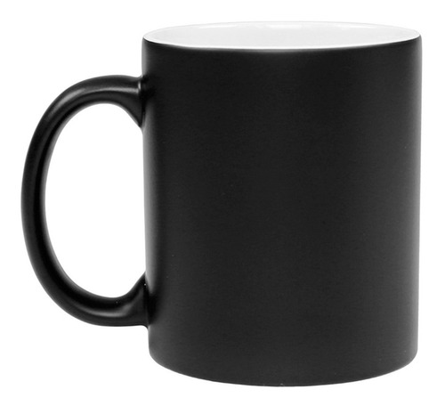 Caneca Magica Preta 325ml Para Sublimação 08 Unidades 