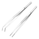 Cyimi Kitchen Tweezers Stainless Steel 8 Inch Long Tweeze Ab