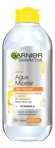 Agua Micelar Desmaquillante Garnier Skin Active Votamina C 4