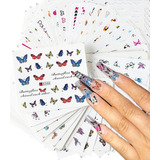 Decoración Uñas 25 Uds Stiker Uña Nails Tatto Mariposas
