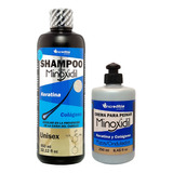 Kit Shampoo Minoxidil + Crema Para Peinar Sin Sal Colageno