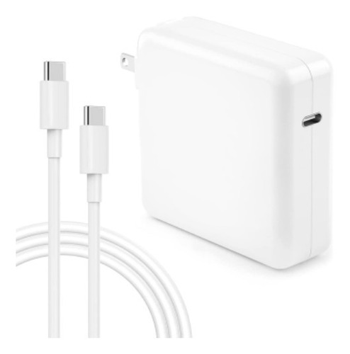 Cargador Original Apple 61w Para Macbook + Cable Tipo C 1m