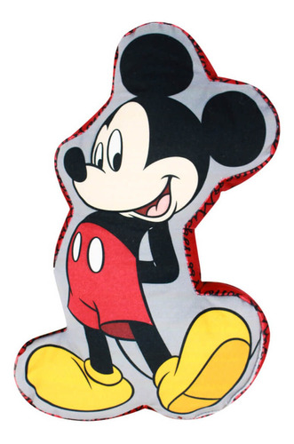 Almofada Divertida Formato Fibra Mickey Decoração Geek