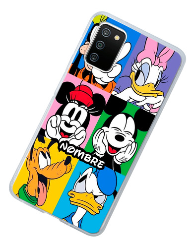 Funda Para Galaxy Disney Personajes Personalizada Tu Nombre