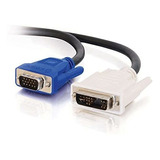 Cable De Video C2g 26955 Dvi Macho A Hd15 Vga Macho, Negr...