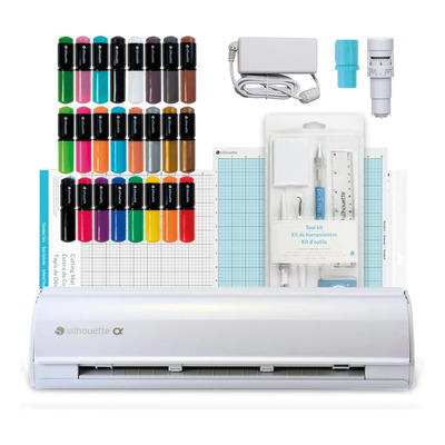 Combo Inicial Silhouette Cameo 5 Alpha, Blanco | Meses sin interés