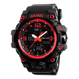 Reloj Skmei 1155 Hombre Digital Sumergible Rojo 