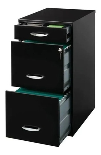 Archivero De 3 Niveles, Estante De Metal Para Archivos.