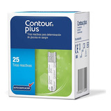 Tiras Reactivas Glucometro Contour Plus 25 Piezas