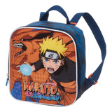 Lancheira Pacific Naruto Kurama Dom Cor Azul Estampada