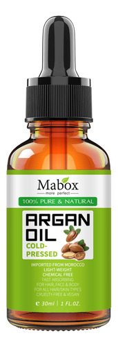 Mabox Aceite De Argán Marroquí Orgánico  100% Puro, N.