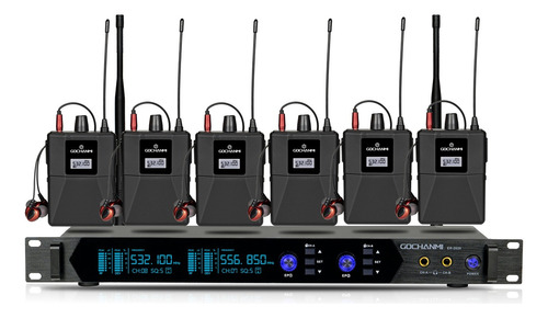 Gochanmi Er2020 Sistema Monitoreo 2 Canales 6 Receptores