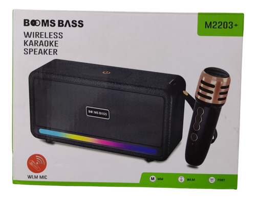 Parlante Wireless Boo Ms Bass M2203 Bluetooth