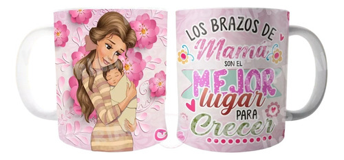 Plantilla Para Sublimar Tazas Dia De La Madre Princesas