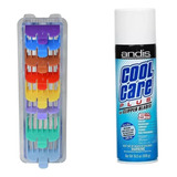 Desinfectante Cool Care + Niveles Para Maquina Wahl Colores 