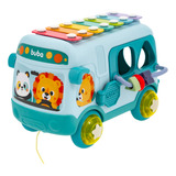 Ônibus De Atividade Didático Brinquedo Infantil - Buba