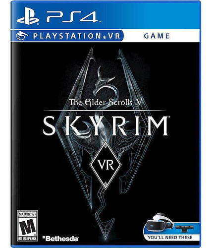 Jogo The Elder Scrolls V Skyrim Vr Ps4 Midia Fisica