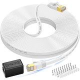 Cable Ethernet Cat 7 De 50 Pies, Cable De Internet Plan...