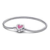 Pulsera Pandora Moments Keith Haring Corazón Rosa Original