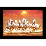 Cuadro De Pared Mangalfashions Con 7 Caballos Corriendo (ama