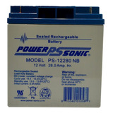 Batería Ps-12280 12 Volts 28 Ah Power Sonic Recargables 