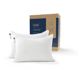 Almohadas Ajustable 2 Pack Estándar, 100% Memory Foam, Luuna