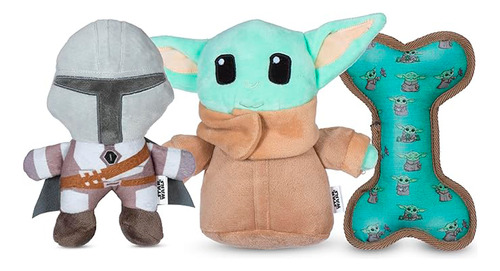 Peluches Star Wars Mandalorian, Boba Fett Y Grogu De Mascota