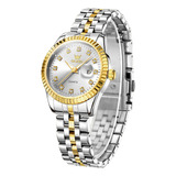 Olevs Reloj Mujer Dama Original Diamantes Juveniles 5526