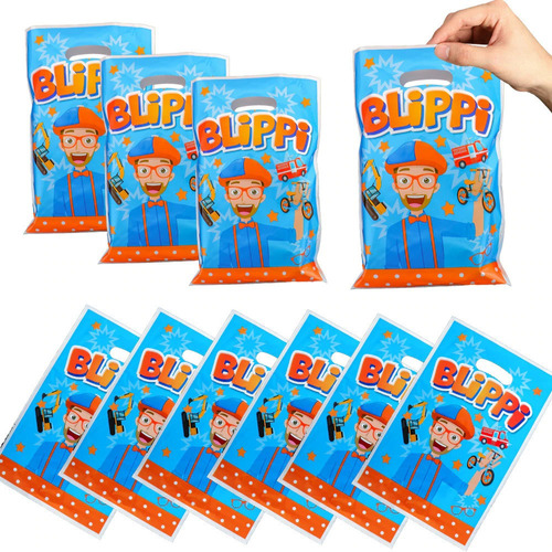 Bolsas Blippi 10 Unidades Cumpleaños