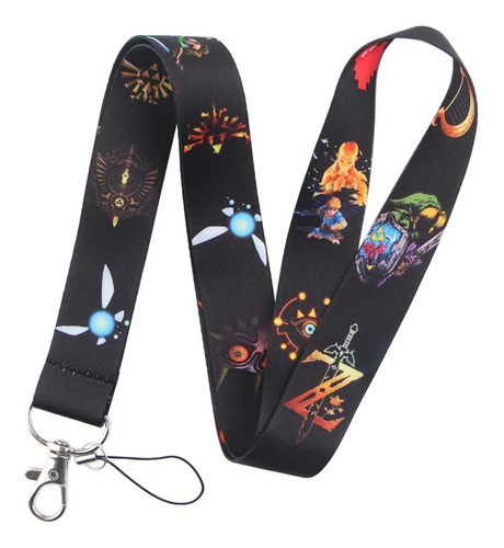 Lanyard Cordon Portagafete Correa Cinta Llavero Kawaii 