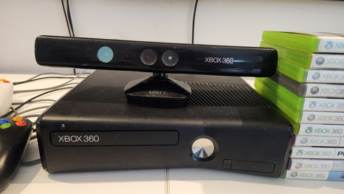 Xbox 360 + Kinect + 3 Joysticks + 22 Juegos Físicos. Lo Más!