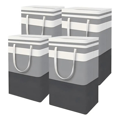 Banna Cesto De Ropa Sucia Grande Plegable De 75 L 4 Color Gris Lisa 75 L Cestos para Lavandería Plegables de Gran Capacidad, Cestas de Almacenamiento de Ropa para Dormitorio, Baño, Salón y Lavandería | MercadoLibre