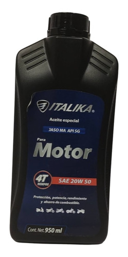 Aceite Para Motocicleta Italika 20w50 4t. (q085)