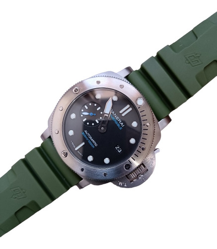 Reloj Panerai Automático Submersible Verde Zafiro 46mm.