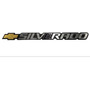 Emblema Reemplazo Chevy Silverado Lt, 3d 1500 2500hd (negro)