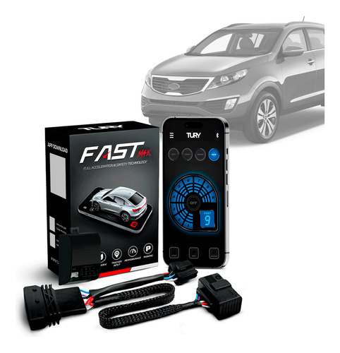 Módulo Acelerador Pedal Fast Com App Sportage 11 12 13 14 15