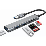 Adaptador Multipuerto 5 En 1 Con 3 Puertos Usb 3.0 Sd Tf