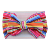 Lddcx Diadema De Rayas Arcoiris Para Bebe, Lazos Turbantes P