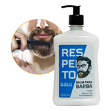 Balm Para Bigode Cabelo 500ml Original - Barba De Respeito