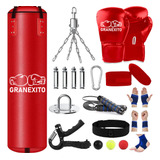 Saco Bolsa Boxeo 1.2m Premium Pu Saco De Boxeo Deportivo Kit