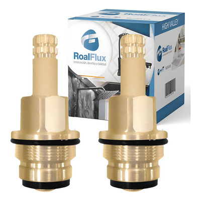 Kit 2 Cartucho De Vastago Arbol Para Llave Regadera Roalflux | MercadoLibre