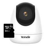 Cámara Seguridad Tenda Wifi 360 Micro Y Altavoz 1080 +sd 64g