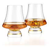 Luxbe - Juego De 2 Copas De Cristal De Whisky Bourbon - Vas.