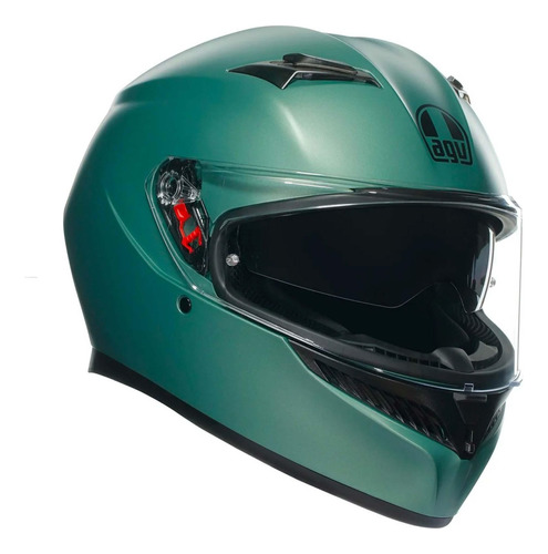 Casco Moto Deportivo Agv K3 Rossi Salvia Verde Mate Ece2206