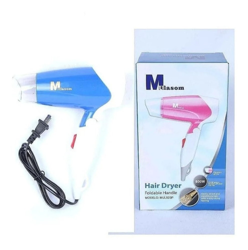 Mini Secadora Cabello Portatil Pelo Viaje 800w Potencia