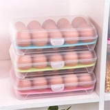 2 Organizadores 15 Huevos Cada Recipiente Refrigerador Hogar